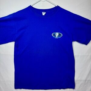Anvil North Shore Hawaii Surfboards‎ Graphic T-Shirt Surfing Blue Mens Sz Medium